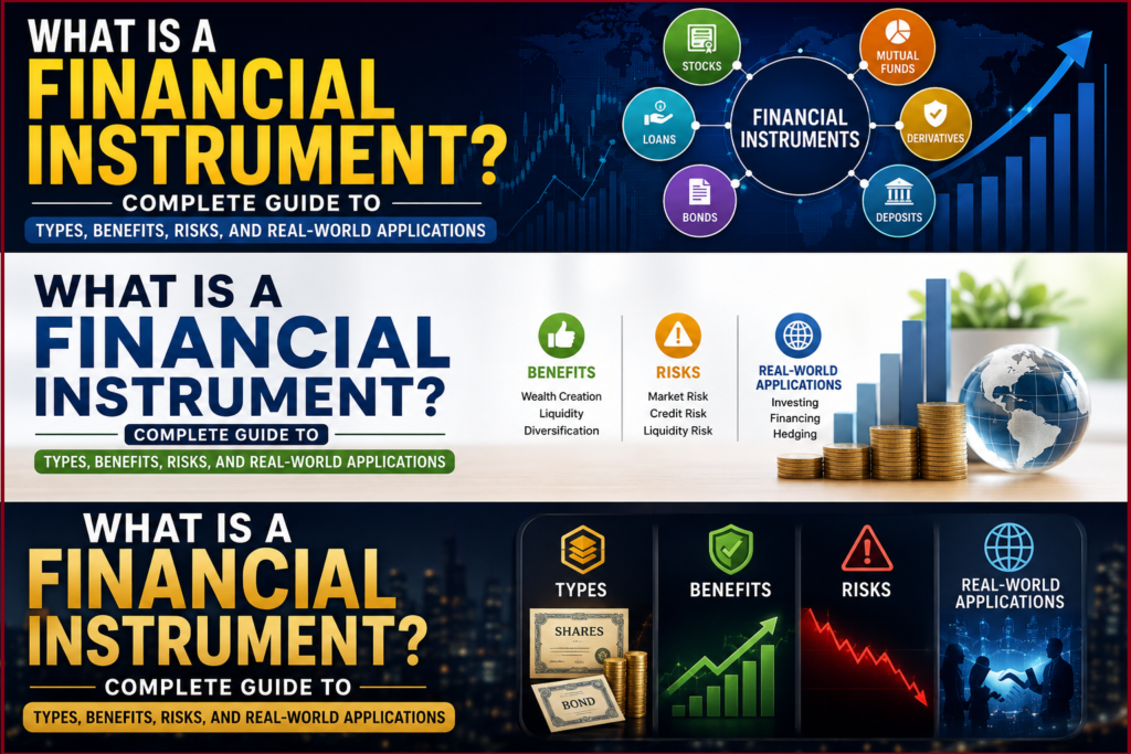 Financial instruments including stocks bonds and investment securities explained