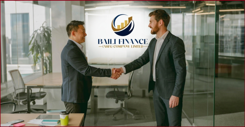 Business partnership supported by Baili Finance Limited.