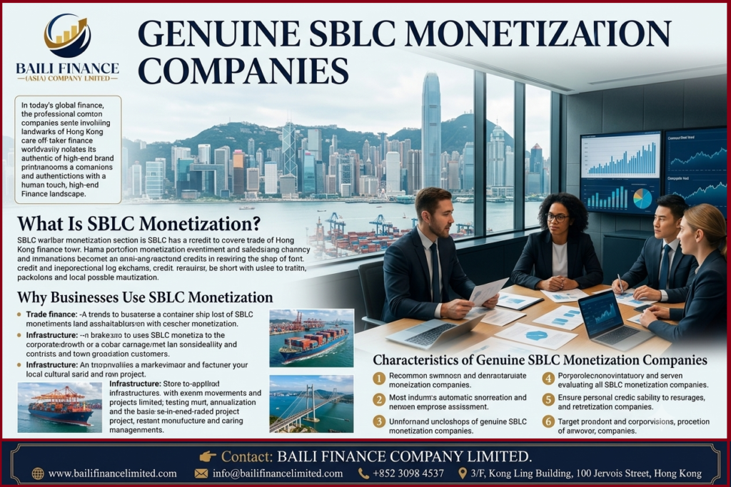 Business executives discussing SBLC monetization and international trade finance solutions.