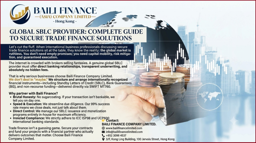 International business professionals discussing secure trade finance solutions.