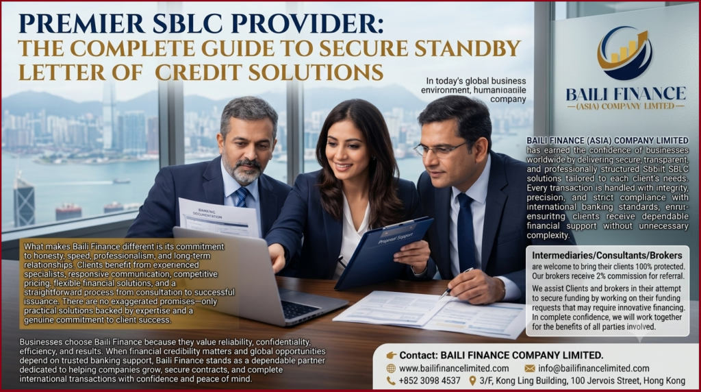 Standby Letter of Credit used in international trade finance