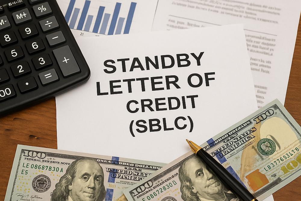 Standby Letter of Credit document used in international trade finance.
