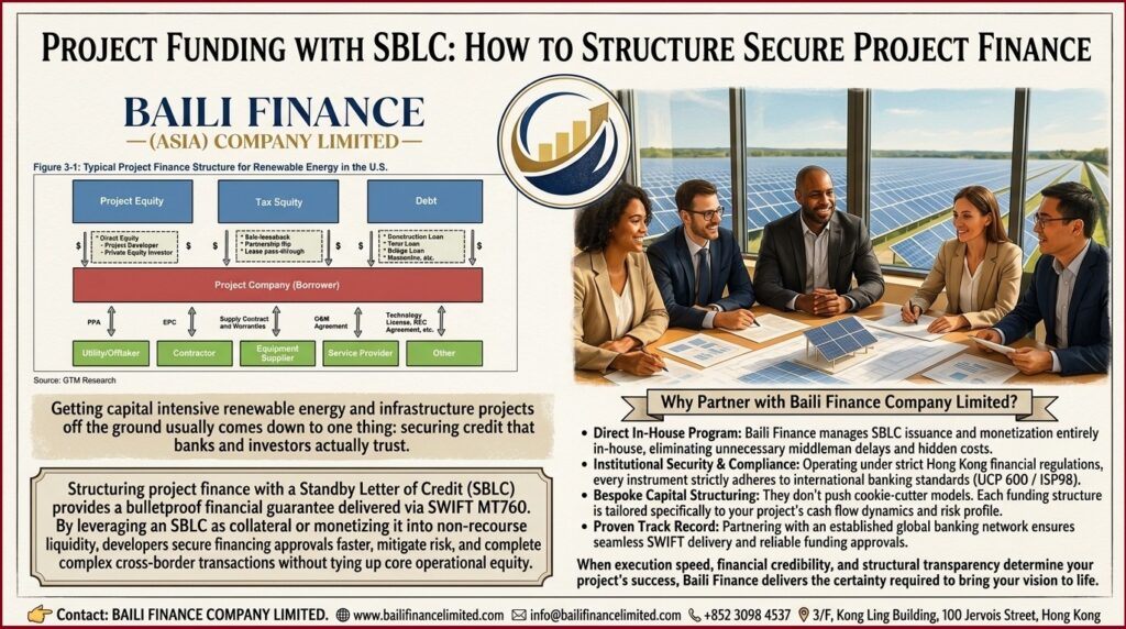 Renewable energy project finance and infrastructure funding