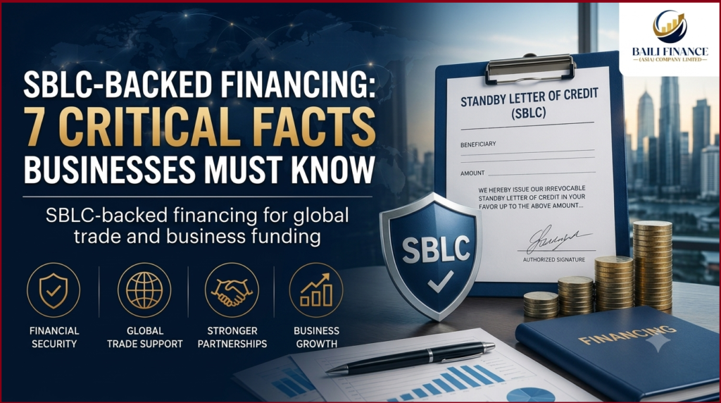 SBLC-backed financing for global trade and business funding