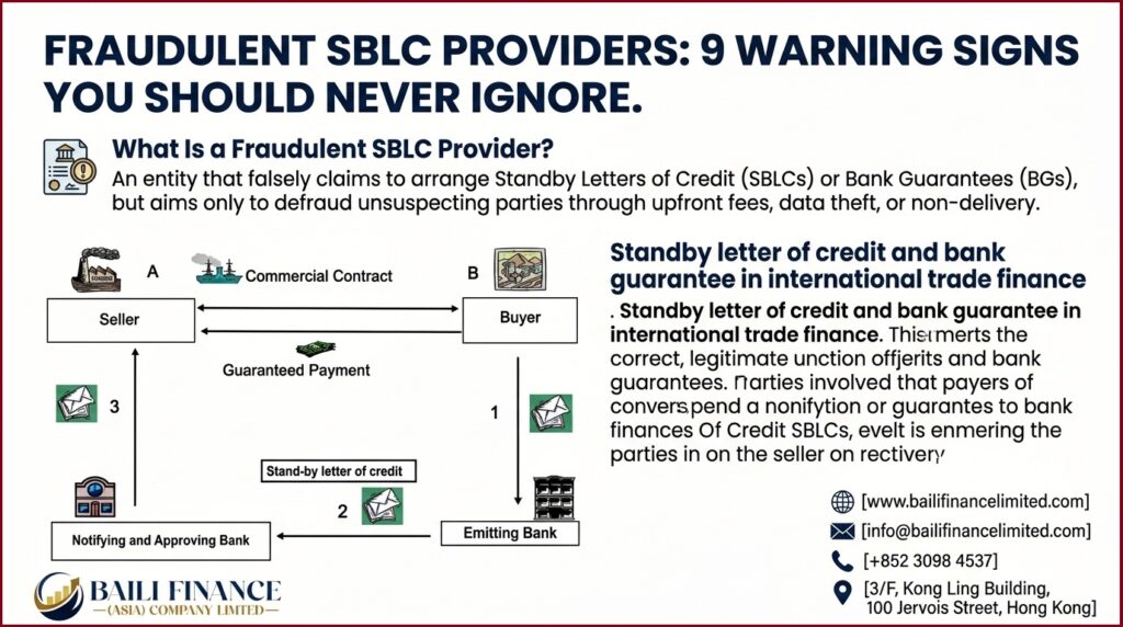 Standby letter of credit and bank guarantee in international trade finance
