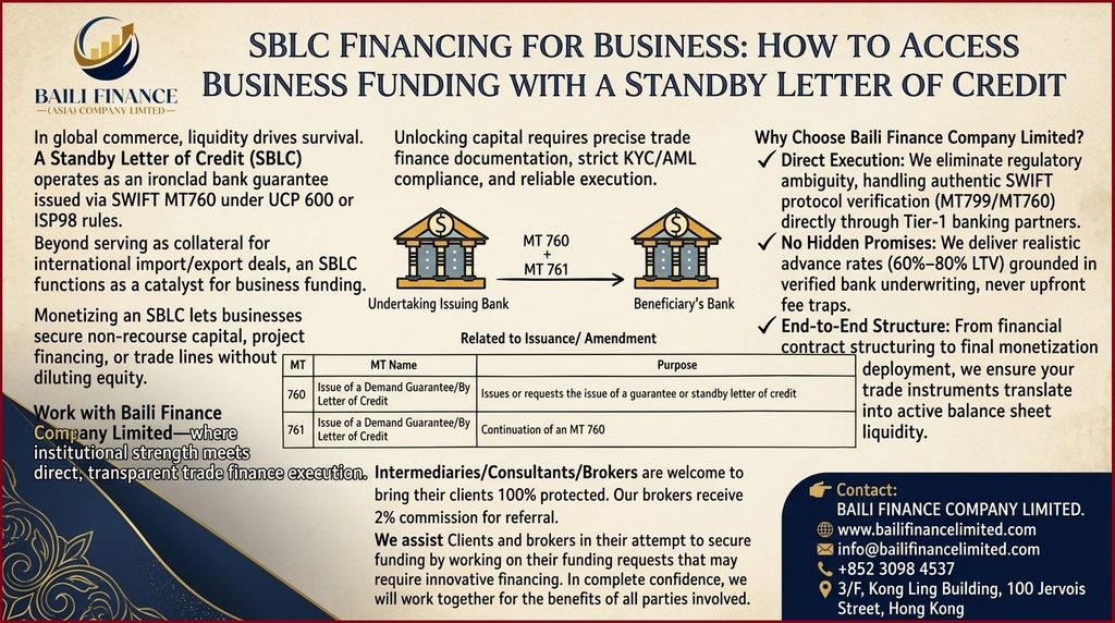 Business banking documents and trade finance instruments
