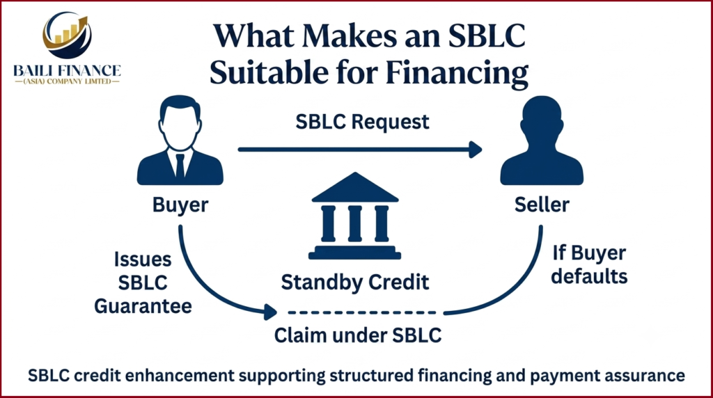 SBLC credit enhancement supporting structured financing and payment assurance