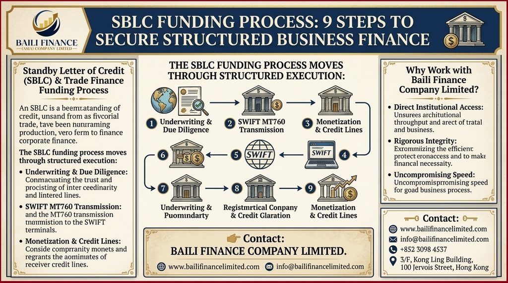 SBLC funding process and standby letter of credit trade finance