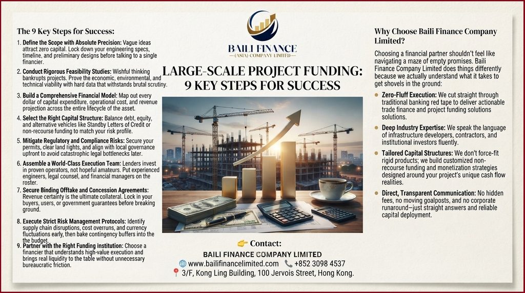 Large-scale project funding for infrastructure development