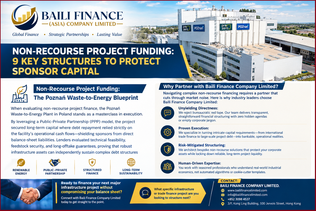 Poznań Poland waste-to-energy plant used as a non-recourse project finance example