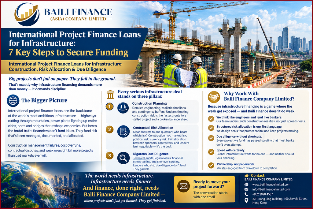 Major infrastructure construction project illustrating construction management and project delivery risks.