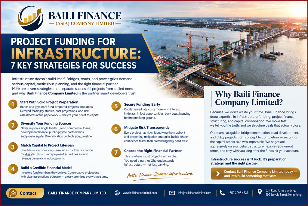 Bridge construction project illustrating infrastructure funding and capital investment.